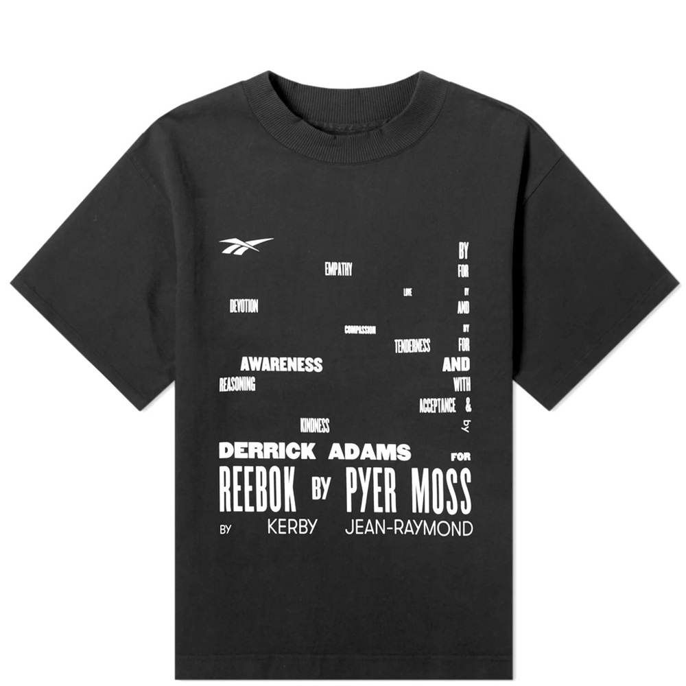 Pyer Moss x Reebok Limited Edition Graphic Tee RARE - Picture 2 of 5